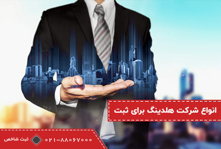 انواع شرکت هلدینگ برای ثبت